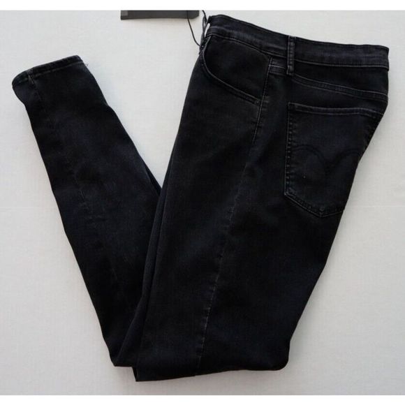 Levi's 720 Women's Sz 31 Black Mile High-Rise Super Skinny Jeans - Picture 7 of 7